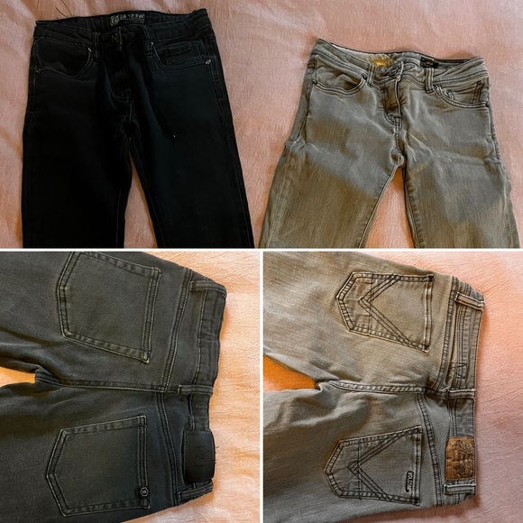 Volcom Vorta Slim Straight Fit & West 49 Skinny Bull Denim - Picture 2 of 8